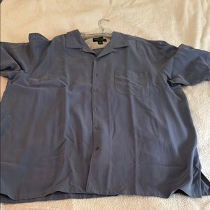 Pronto Uomo Light Blue Silk Shirt